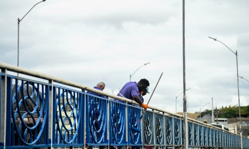 Prefeitura de BM avança com melhorias na Ponte Nilo Peçanha